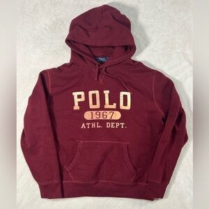 Polo Ralph Lauren Large Res Polo 67 Classic Hoodie Sweatshirt EUC 1967
